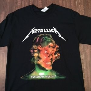 Metallica Tour Shirts - Med.